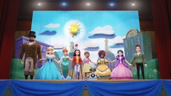 Cast and Crew after their group bow.