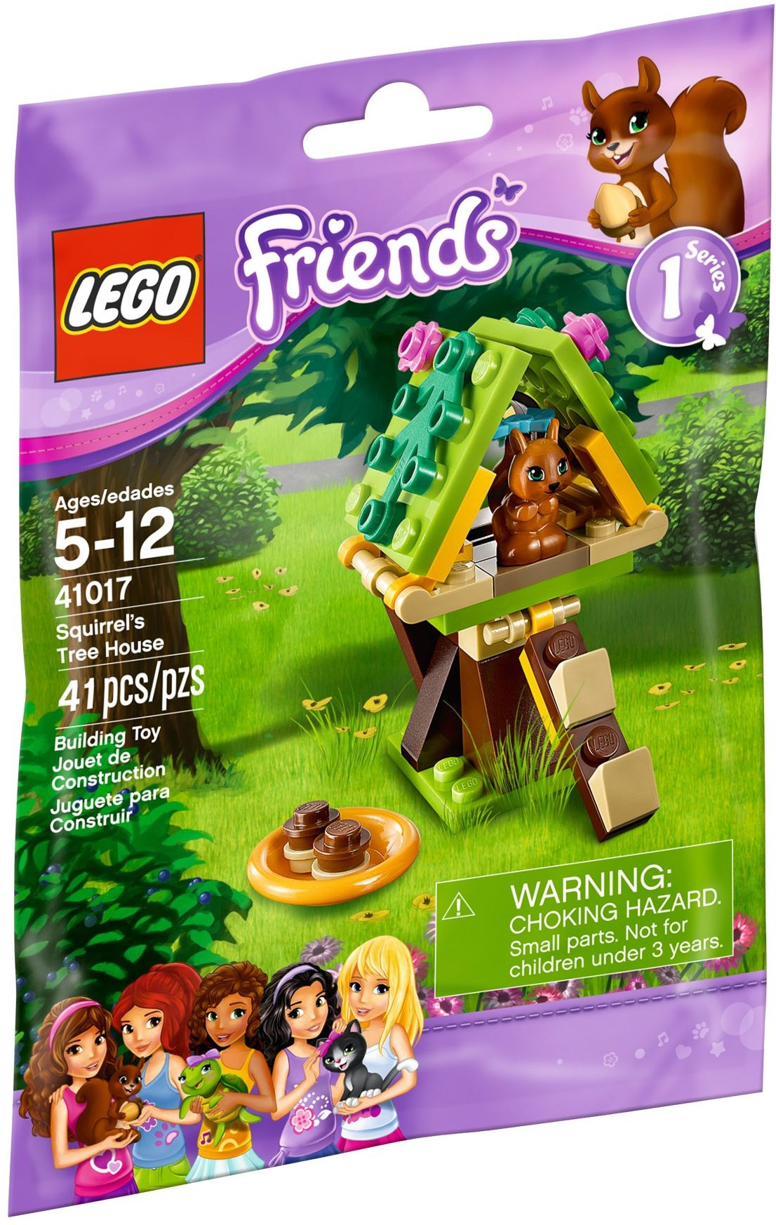 s Juego De Const Lego Friends Squirrel's Tree House 41pieza 