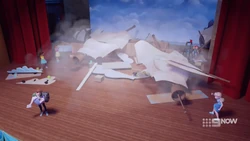 Every single prop is destroyed.