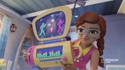 Olivia also added a music player.