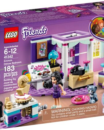 emma's bedroom lego friends