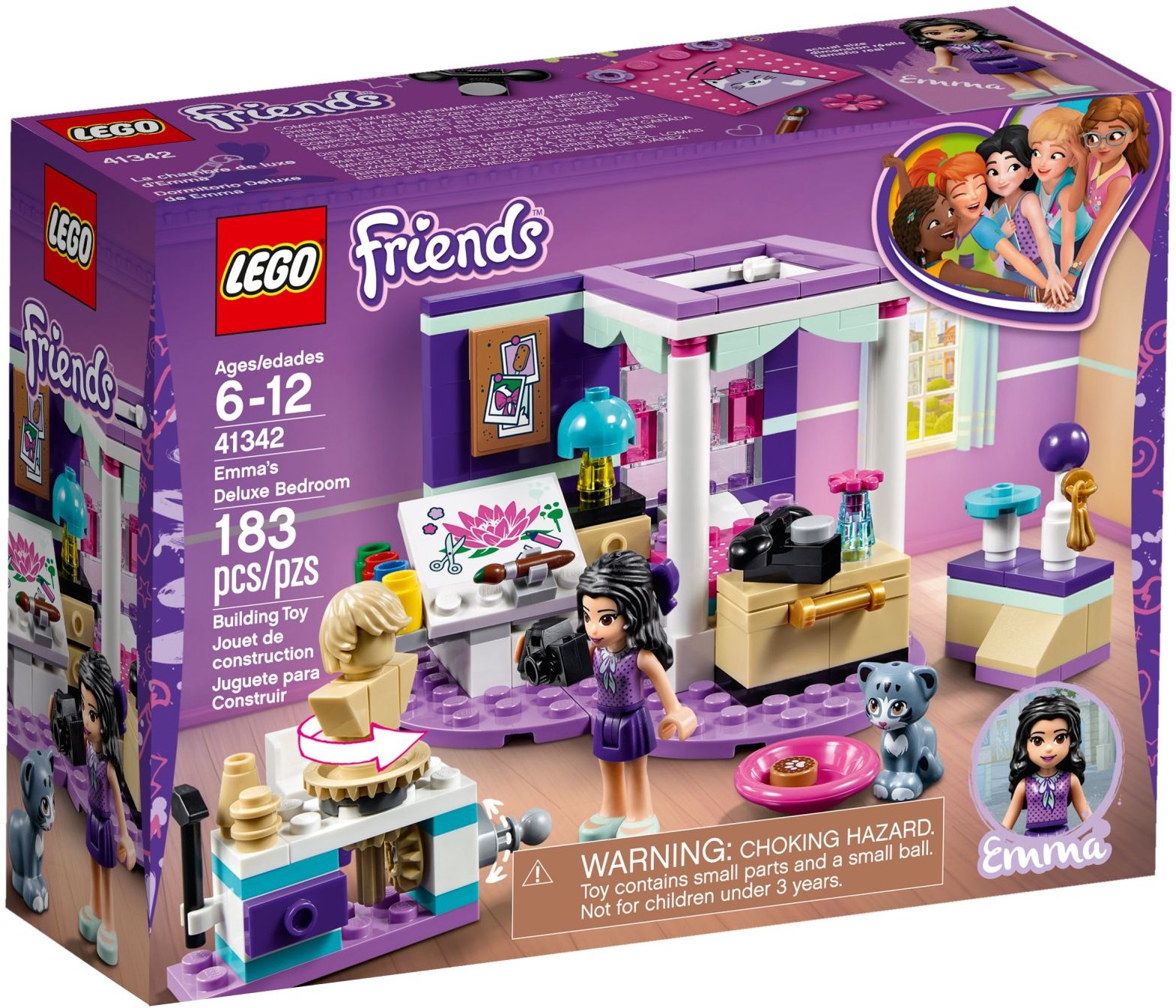 Lego friends sales emma's room