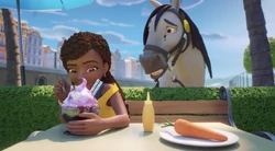 Emma fixed the right orders.