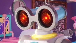 Zobo’s eyes just changed color.