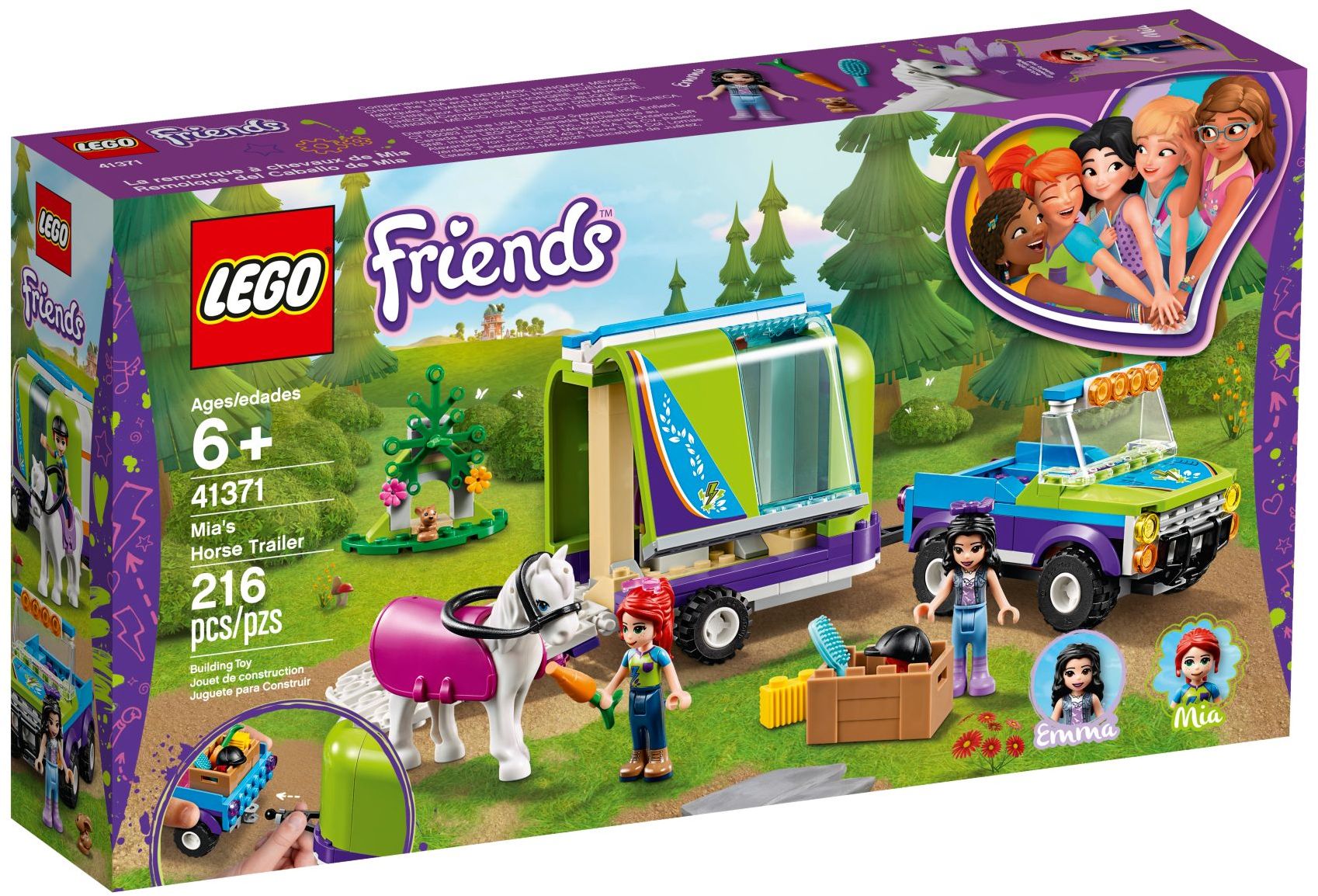 Mia s Horse Trailer 41371 LEGO Friends Wiki Fandom
