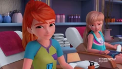 Stephanie wants to know what balloon Emma made for the parade, but the answer was unintelligible.