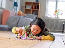 A child playing with the set.