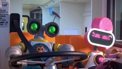 Zobo is driving the bus…