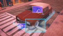 Steve's car has just gone a little too far.