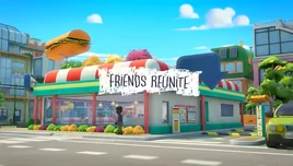 Friends Reunite Title Card