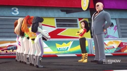 There's five of us and only two of you.