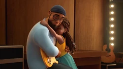 Andrea assures her dad that not all bands are meant to dance, and she knows that the Rad Dads will crush it anyway.