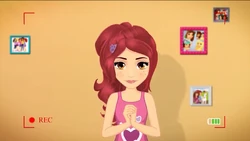 Mia dressed as olivia