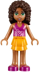 Andrea mini-doll included in the set.