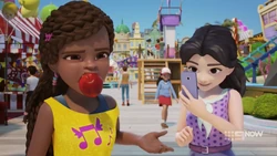 so she gets a second apple.