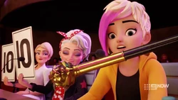 when Carter interrupts her.