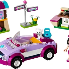 lego friends pink car