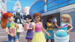 The girls with the Alvahbots.