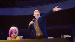 Carter announcing Andrea.