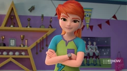 Mia reminding Stephanie she won’t get to play the game again after today.