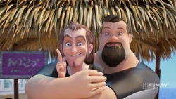 Ricky thanking Carter for having Kacey take them to lunch.
