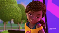 Andrea wishing the Rad Dads had taken dance classes from this decade, or even the decade before!