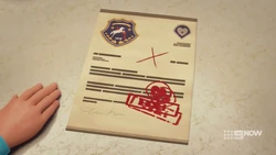 Barney’s failed physical aptitude test.