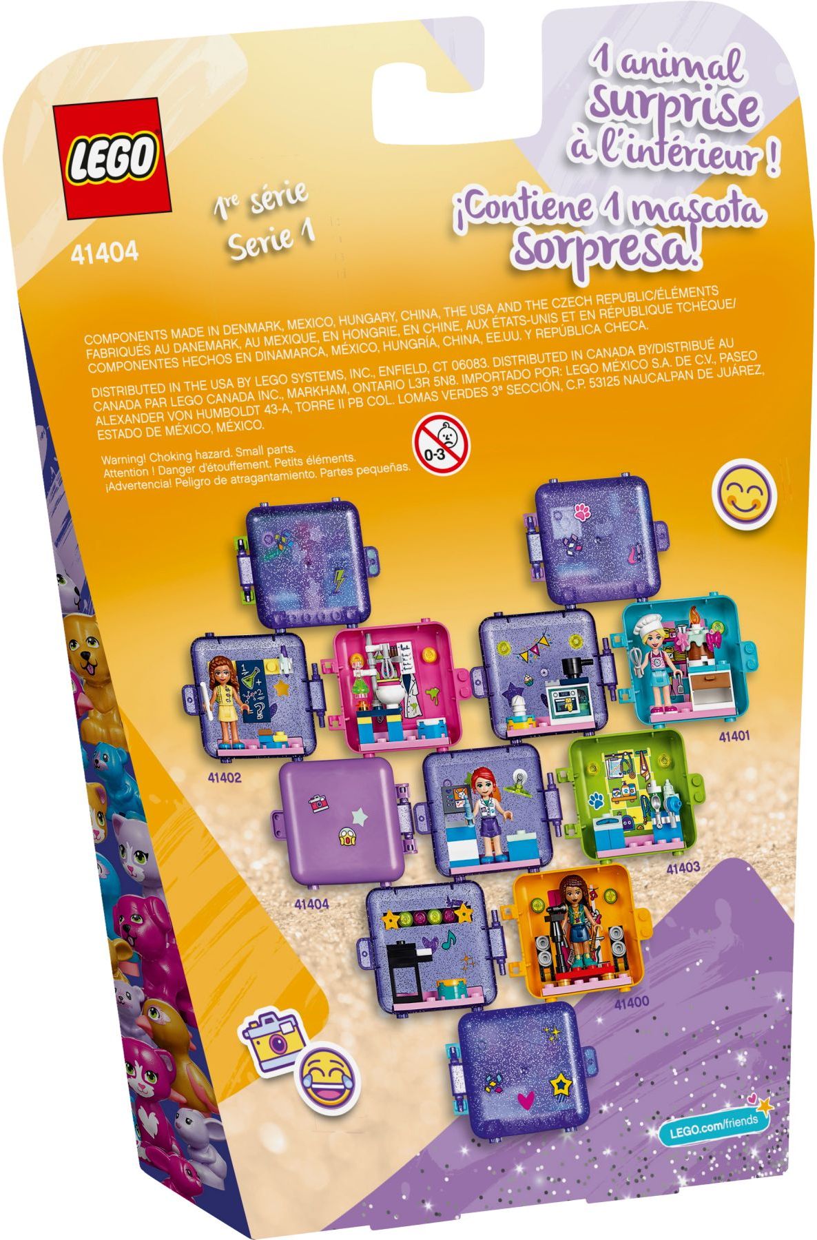New 2020 36 Pieces Includes Collectible Mini-Doll for Imaginative Play LEGO Friends Emma’s Play Cube 41404 Building Kit 
