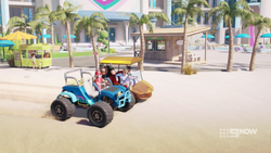 The buggy in the tv series.