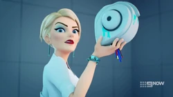 Dr Alvah is annoyed that nobody will forget the Alvahbot disaster. Like anyone would forgot an army of malfunctioning robots attacking the entire city.