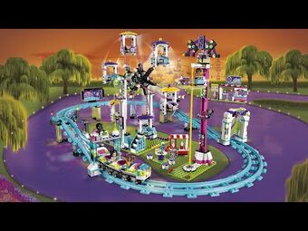 Lego friends park roller coaster top