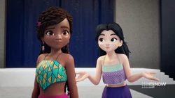 Confused Andrea and Emma