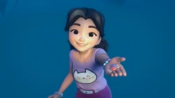 Emma collected Mia’s candy markers.