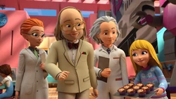 Stephanie's persuasive powers are more effective with cupcakes.