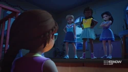 Stephanie, Andrea and Emma are annoyed because they think Olivia used all the power again.
