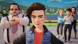 Jeremy Door and his evil manager Billy Bob.