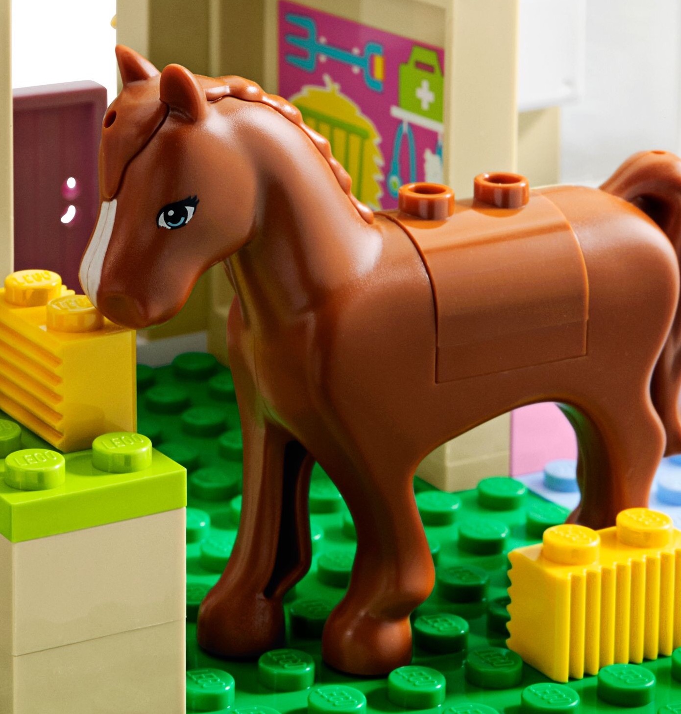 Genuine Lego Friends Brown  Foal Horse 