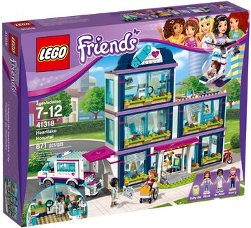 Lego friends 2025 hospital inside