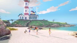 A day at the beach, looking for clues.