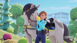 Laura and Barney.