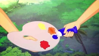 lego friends painting