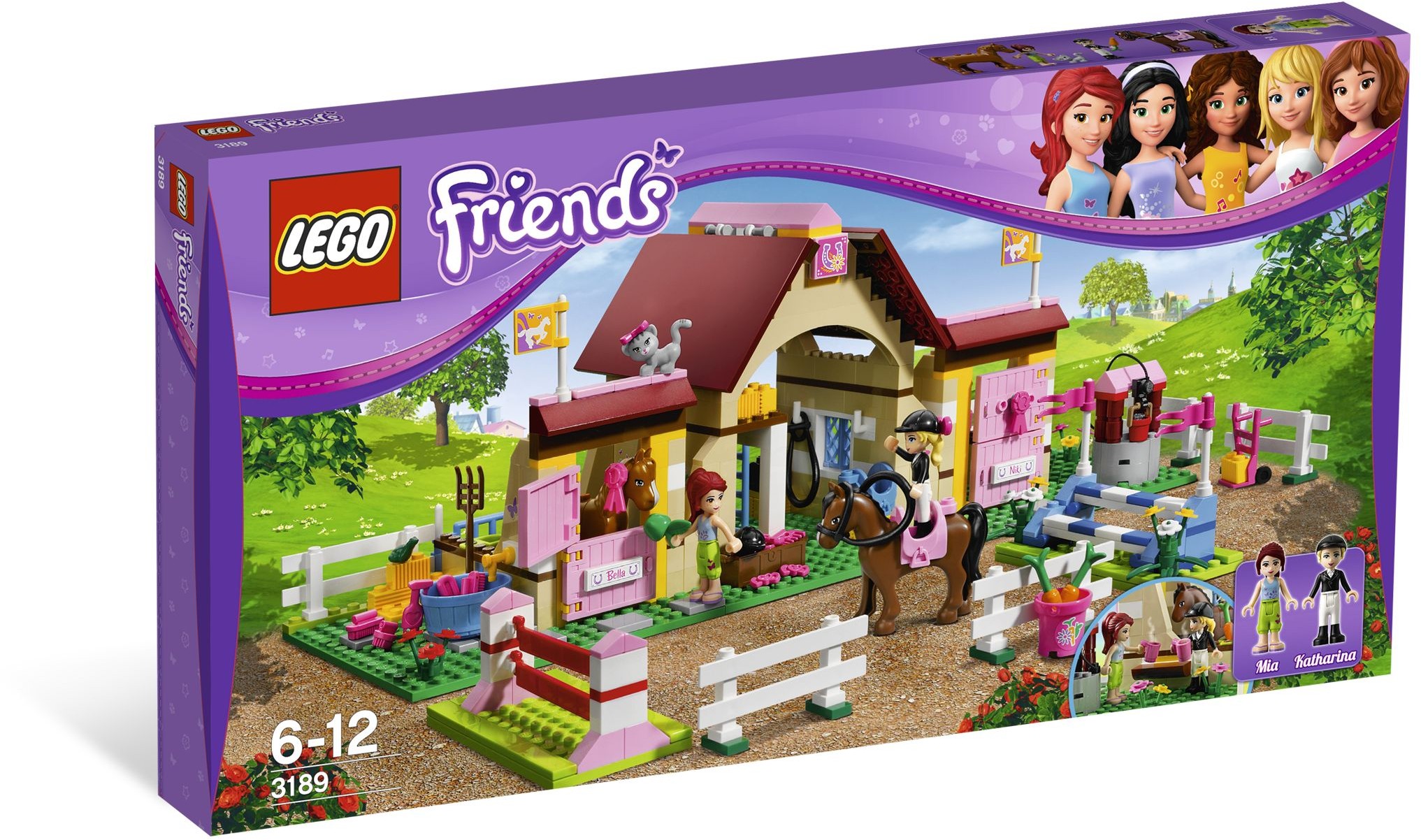 LEGO FRIENDS horse horse ref 93083c01pb03 / set 41057 3189 3185