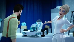 Dr Alvah's self-driving Go-Kart, no driver required.