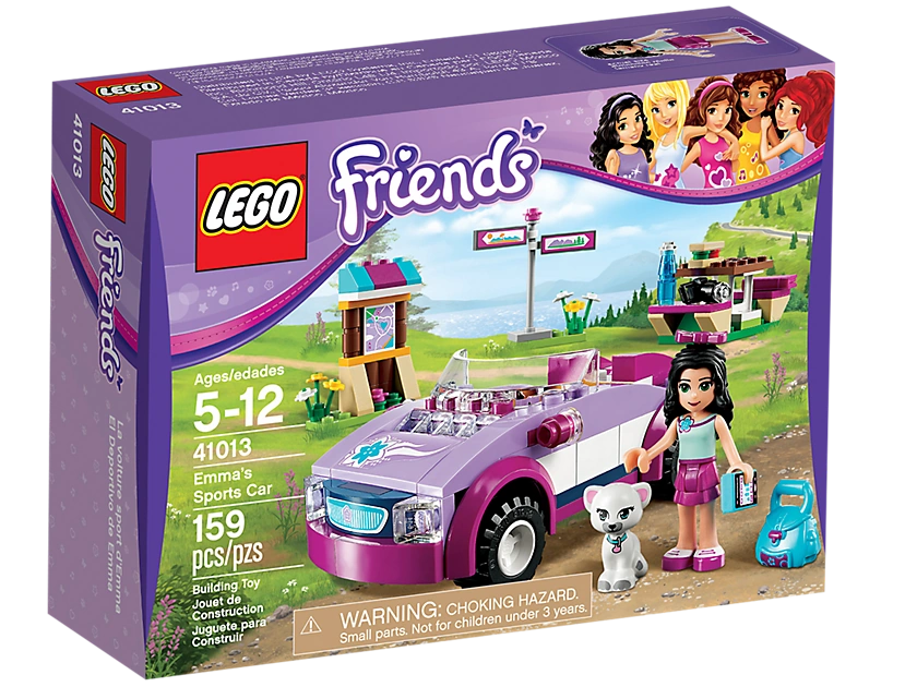 lego friends pink car
