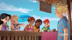 Zack working at the Dive Shack.