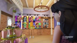 Only one person came to the art show.