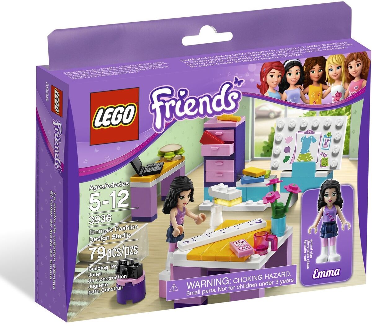 Emma's Fashion Design Studio (3936) | LEGO Friends Wiki | Fandom