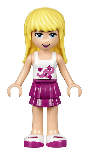 Lego friends sales blonde girl