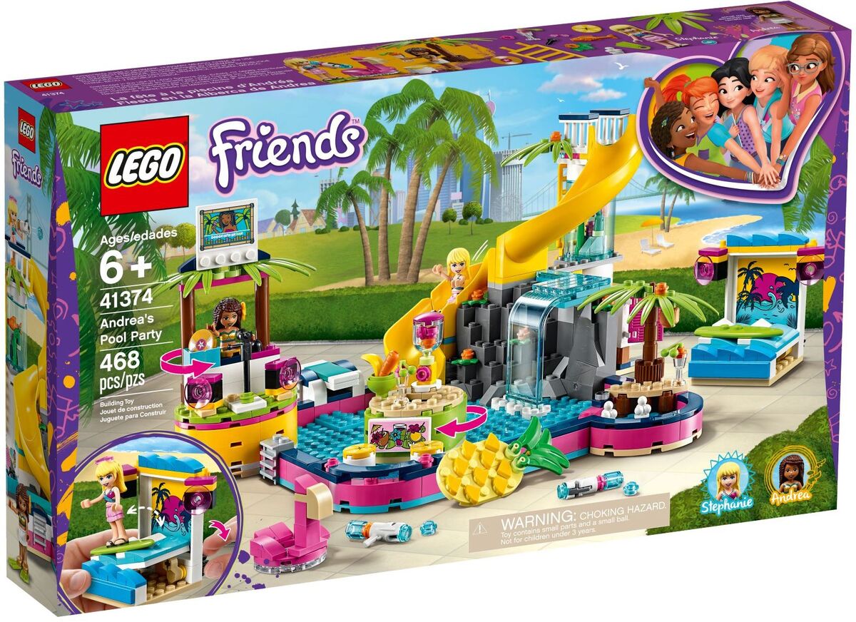Andrea s Pool Party 41374 LEGO Friends Wiki Fandom