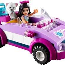 pink lego car